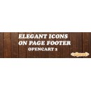 Elegant Icons On Page Footer